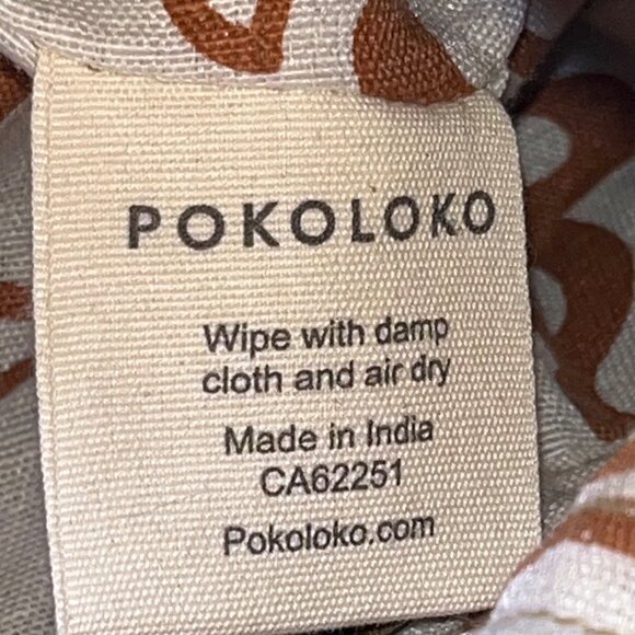 Pokoloko Women’s Multicolor Fabric & Leather Boho Pattern Handmade Tote Bag Sz M - Picture 6 of 10